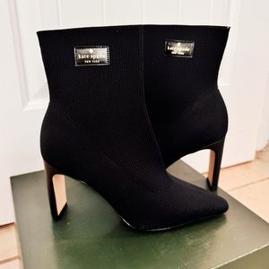 NEW Kate Spade New York Valeria Pointy Toe Knit Sock Bootie
